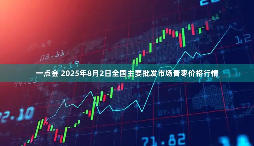 一点金 2025年8月2日全国主要批发市场青枣价格行情