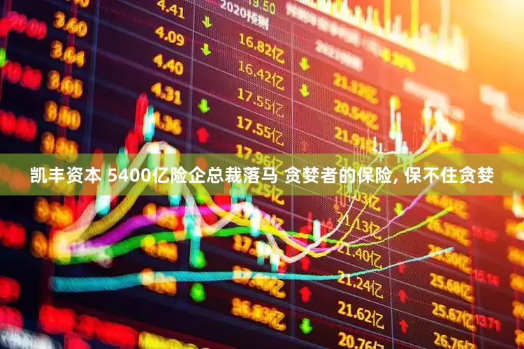 凯丰资本 5400亿险企总裁落马 贪婪者的保险, 保不住贪婪