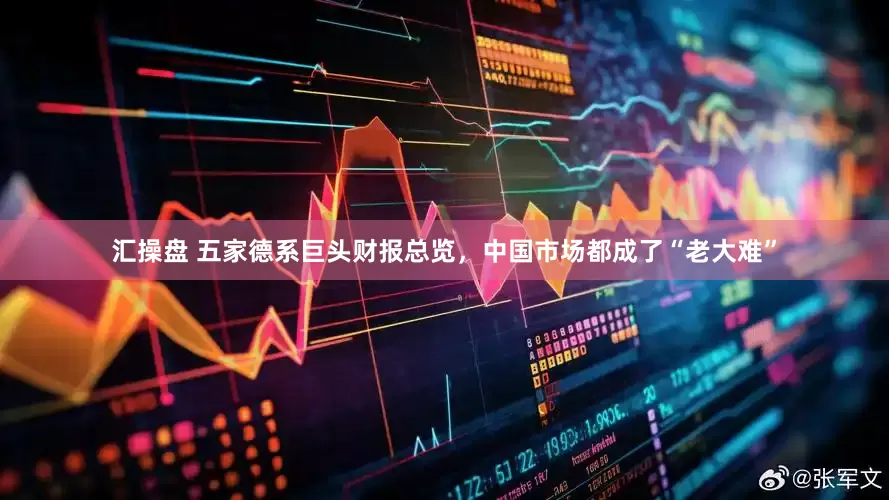 汇操盘 五家德系巨头财报总览，中国市场都成了“老大难”
